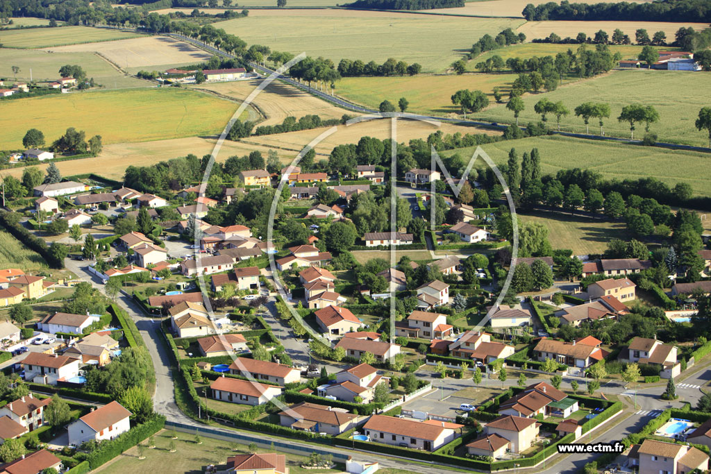 Photo arienne de Villars-les-Dombes
