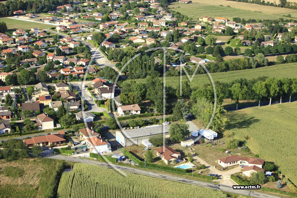 Photo arienne de Villars-les-Dombes