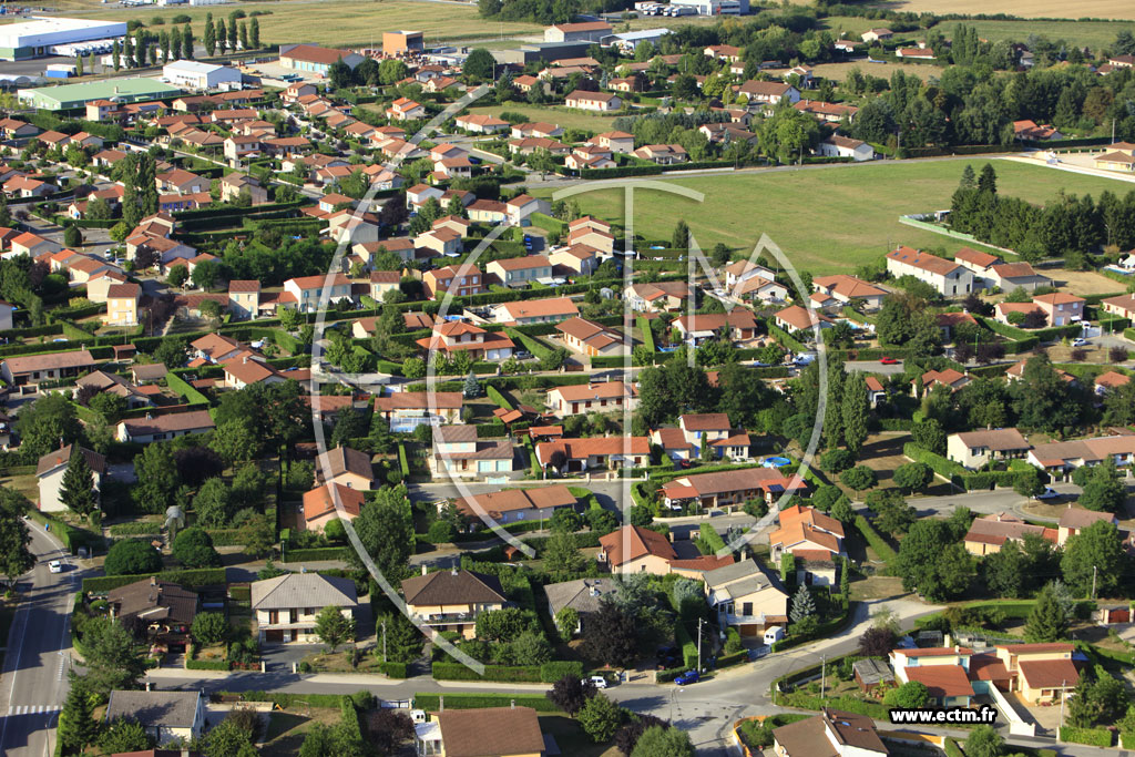 Photo arienne de Villars-les-Dombes