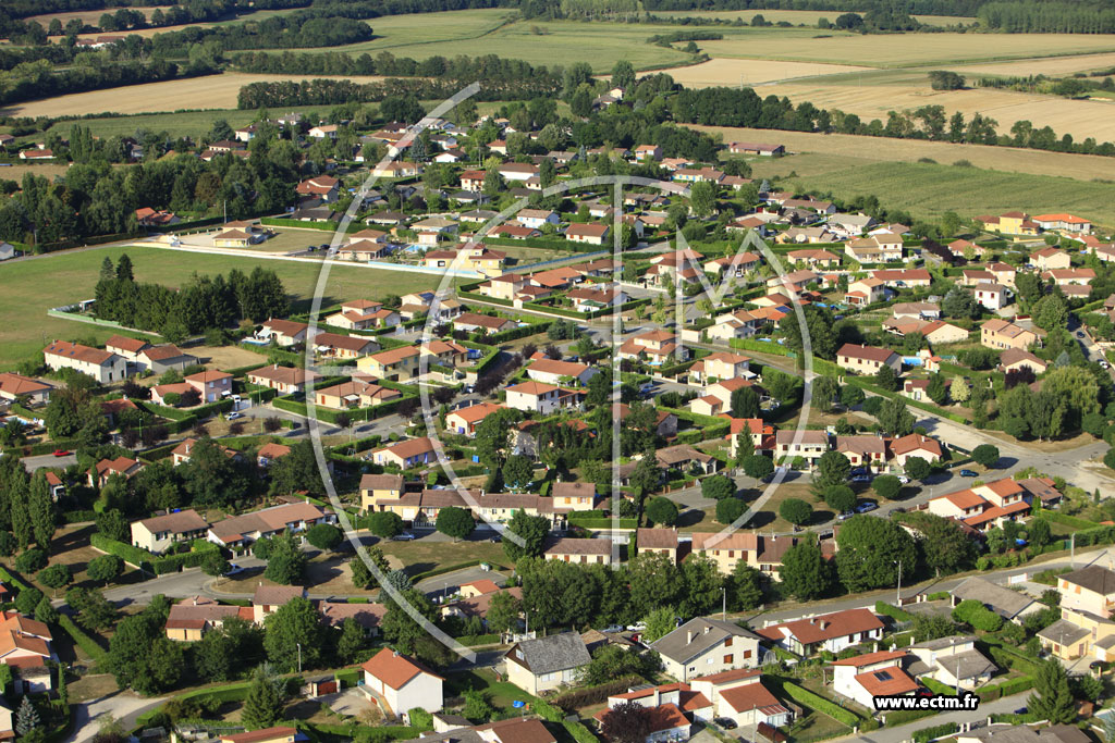 Photo arienne de Villars-les-Dombes