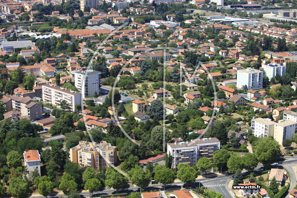 Photo arienne de Villefranche-sur-Sane (Boulevard Pierre Pasquier)