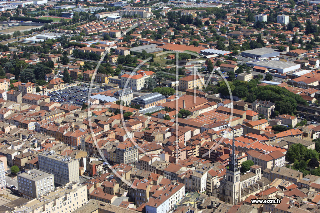Photo arienne de Villefranche-sur-Sane