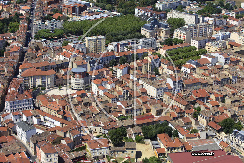Photo arienne de Villefranche-sur-Sane