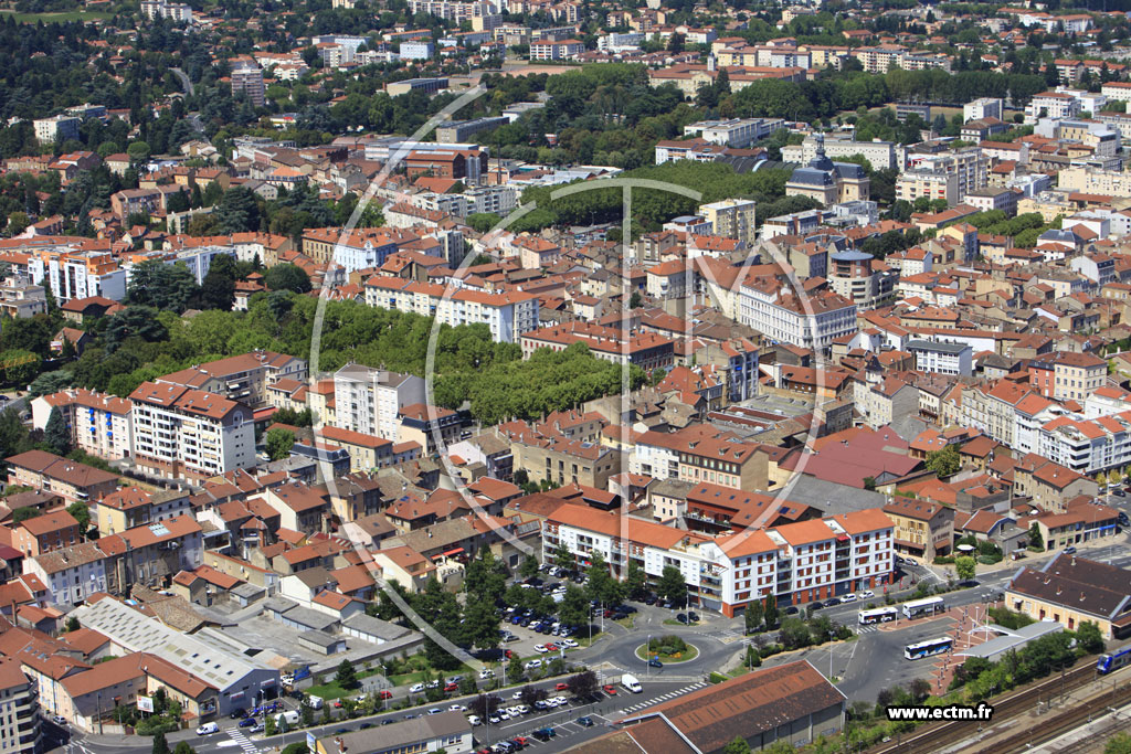Photo arienne de Villefranche-sur-Sane (Rue de la Grange Blazet)