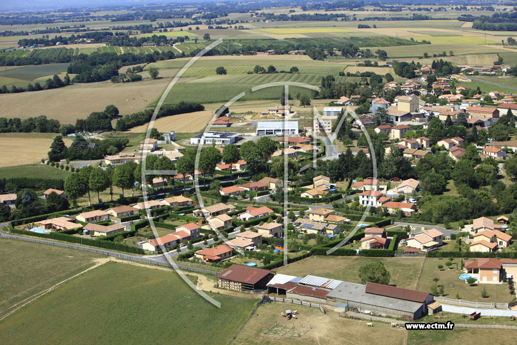 Photo arienne de Villeneuve