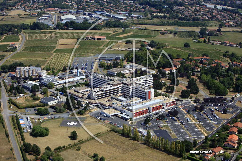 Photo arienne de Centre Hospitalier de Villefranche-sur-Sane