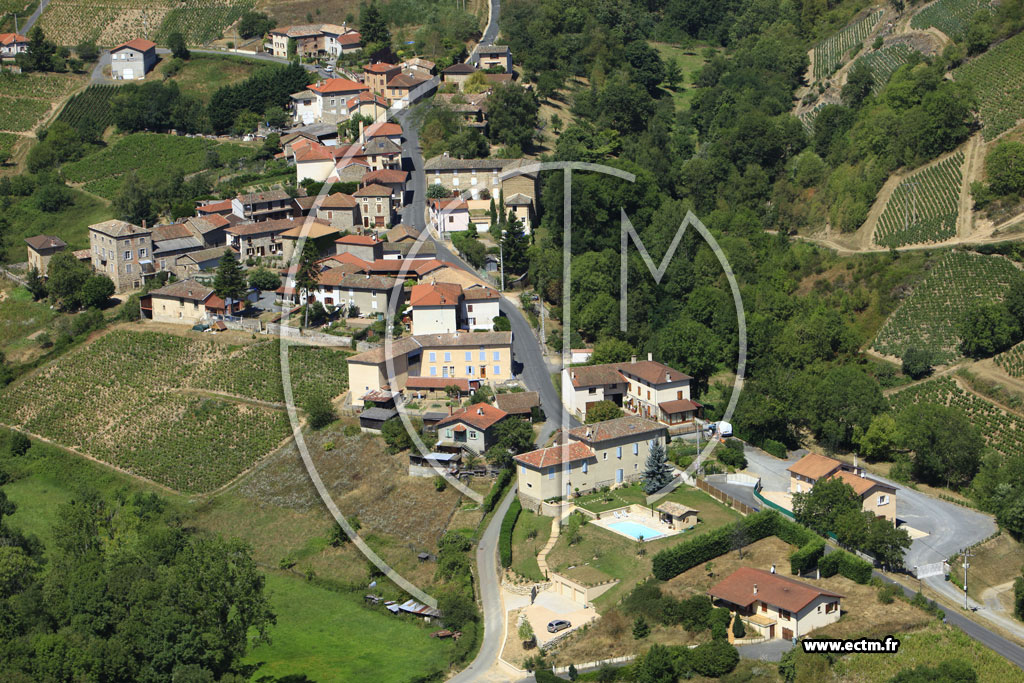 Photo arienne de Le Perron (La Creuse)