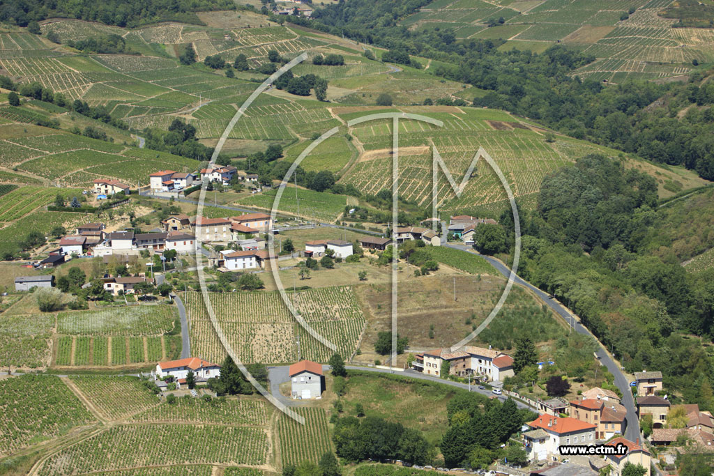 Photo arienne de Le Perron (La Creuse)