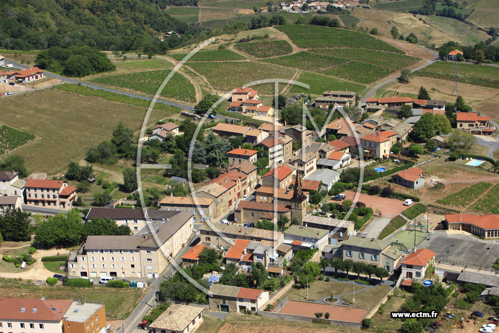 Photo arienne de Montmelas-Saint-Sorlin
