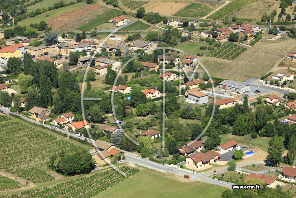 Photo arienne de Pouilly-le-Monial