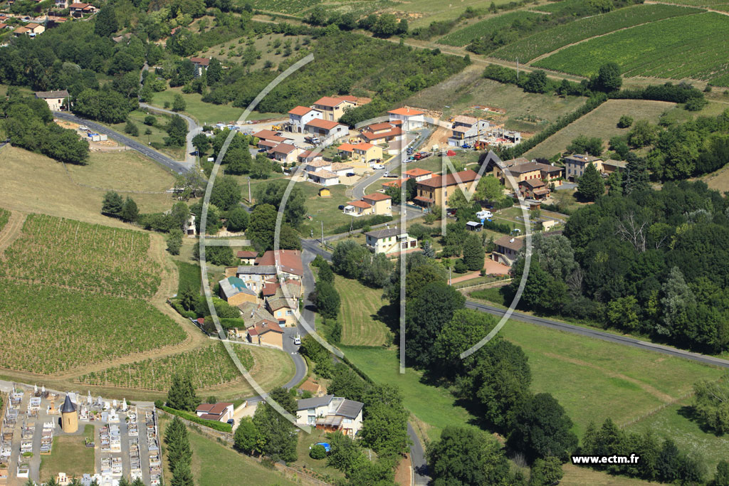 Photo arienne de Pouilly-le-Monial