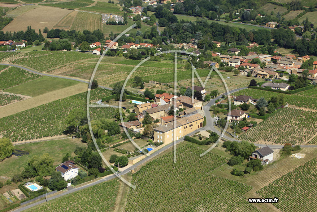 Photo arienne de Pouilly-le-Monial