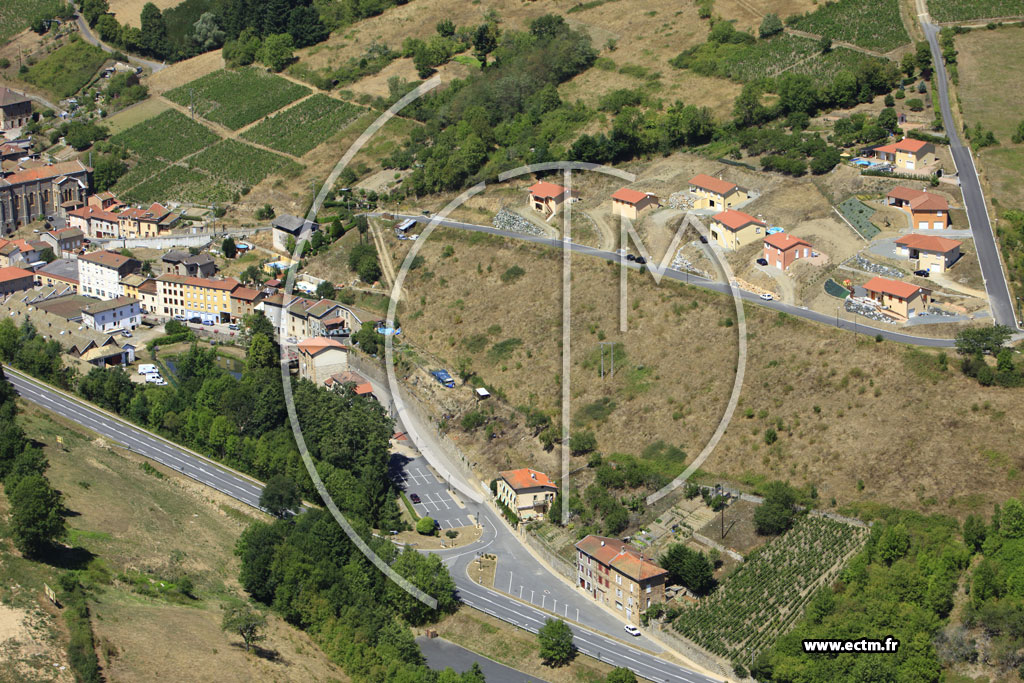 Photo arienne de Saint-Clment-sur-Valsonne