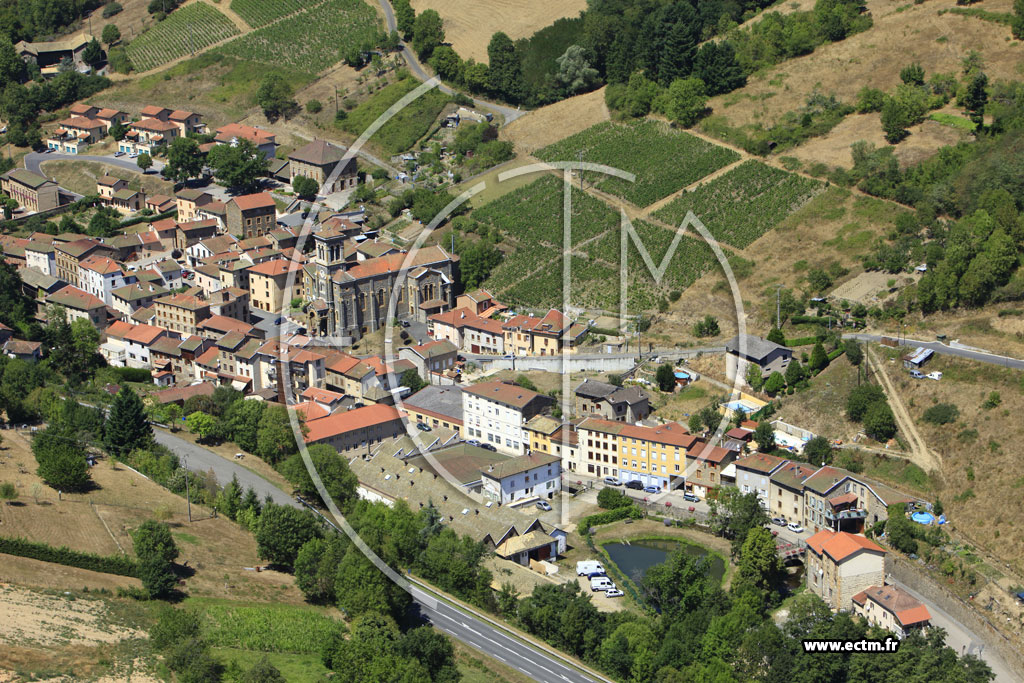 Photo arienne de Saint-Clment-sur-Valsonne