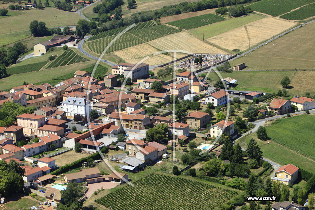 Photo arienne de Saint-Vrand