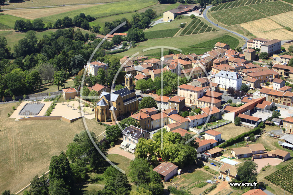 Photo arienne de Saint-Vrand