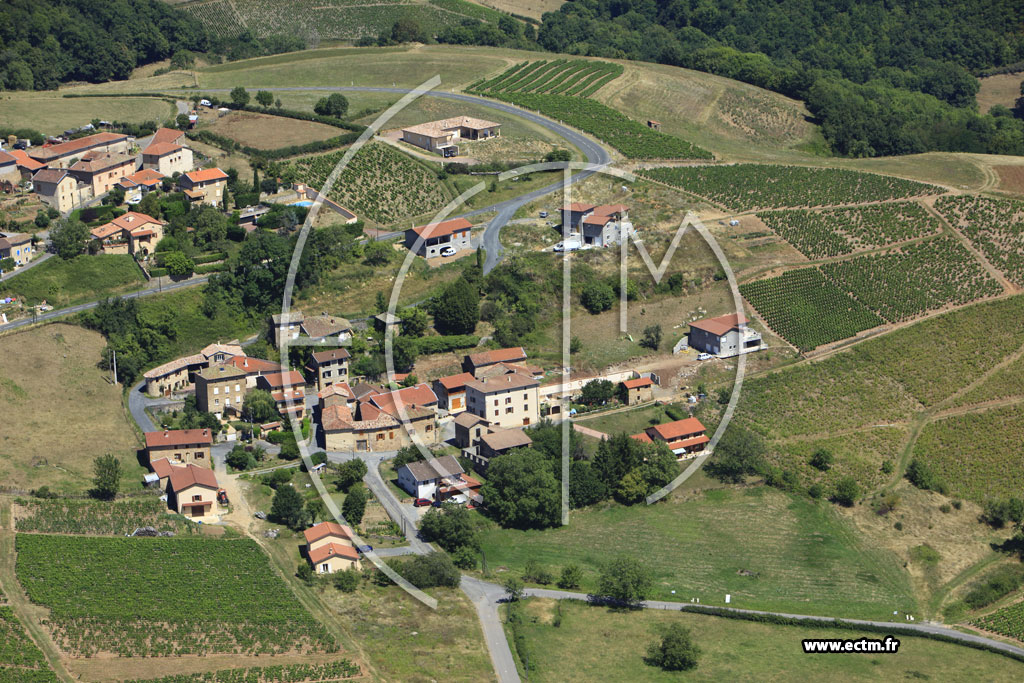 Photo arienne de Sainte-Paule (La Chassagne)