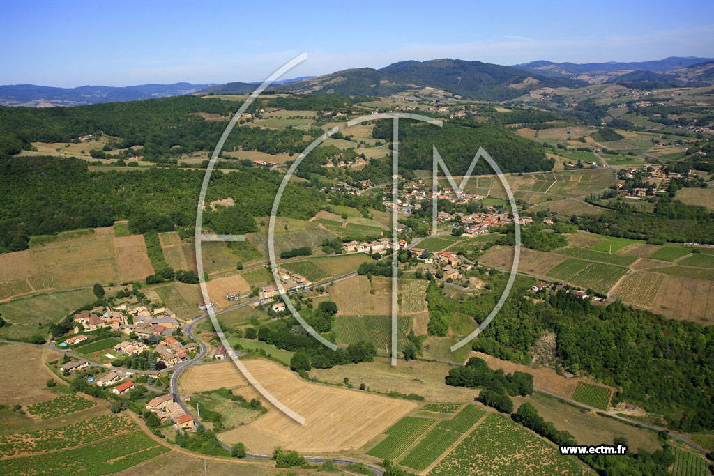 Photo arienne de Ville sur Jarnioux