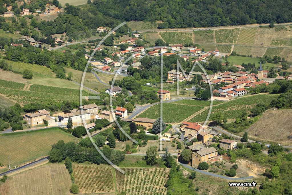 Photo arienne de Ville sur Jarnioux