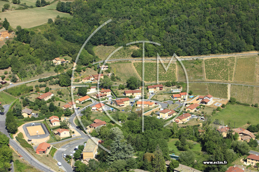 Photo arienne de Ville sur Jarnioux