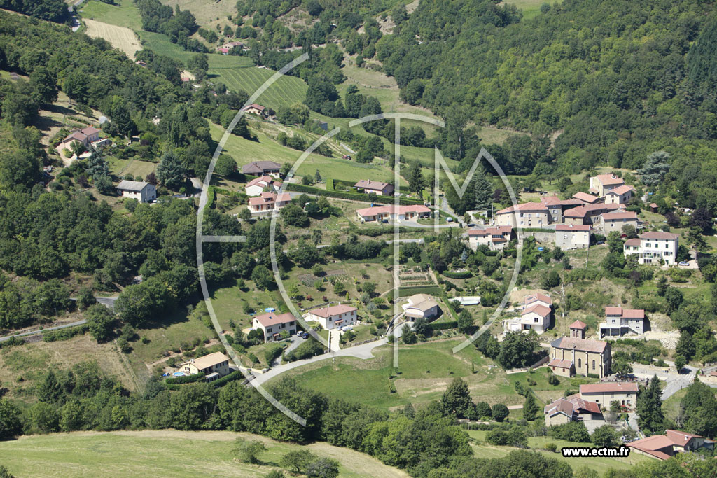 Photo arienne de Saint-Laurent-de-Vaux