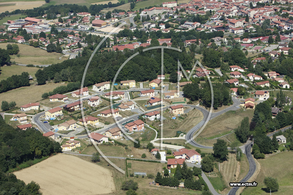 Photo arienne de Saint-Martin-en-Haut