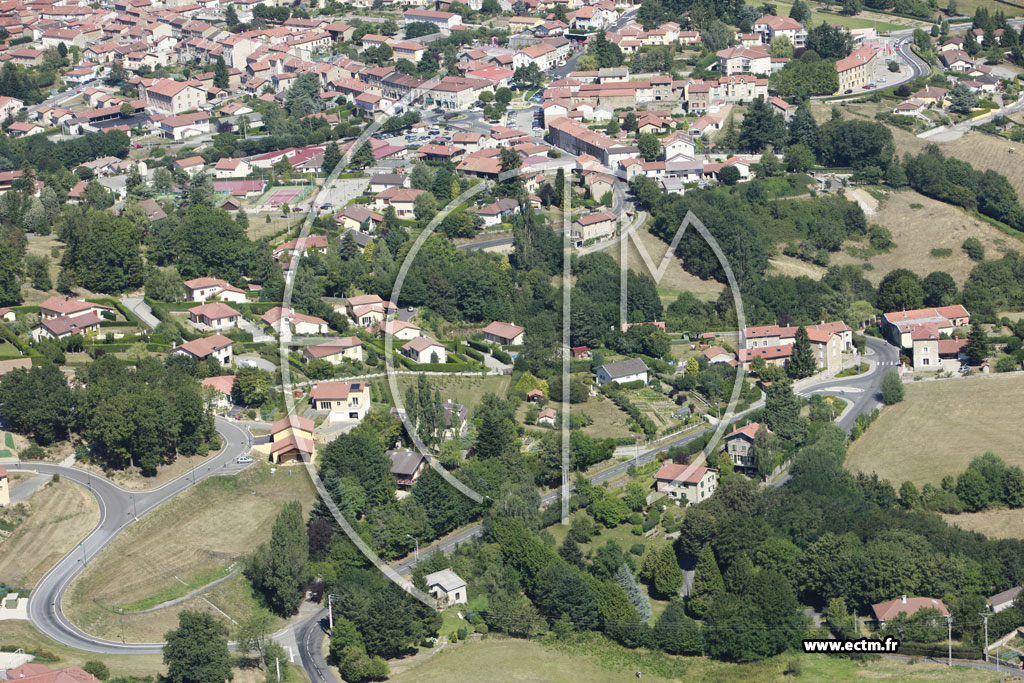 Photo arienne de Saint-Martin-en-Haut