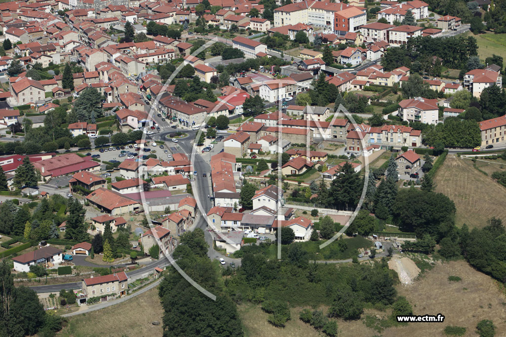 Photo arienne de Saint-Martin-en-Haut