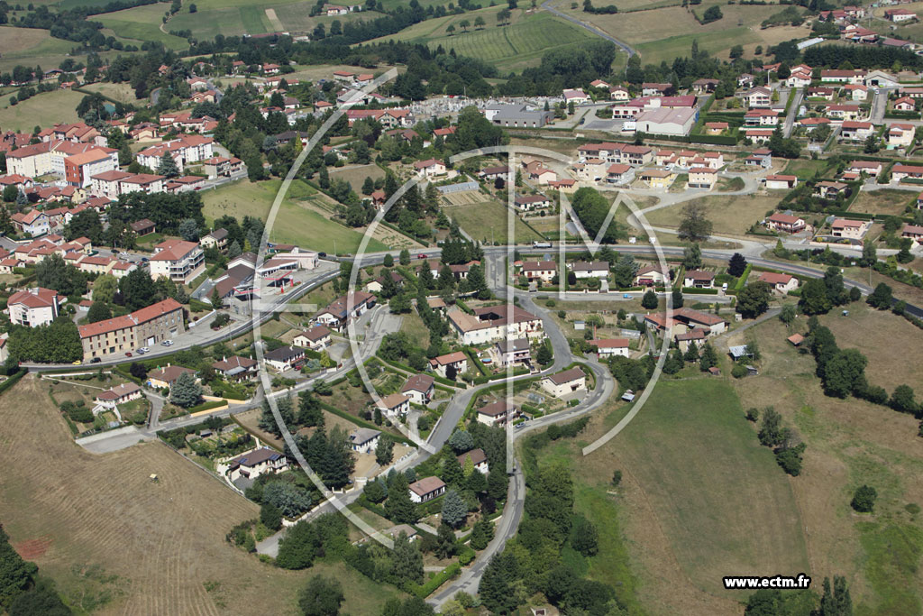 Photo arienne de Saint-Martin-en-Haut