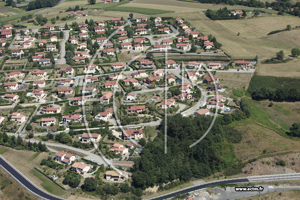 Photo arienne de Saint-Martin-en-Haut