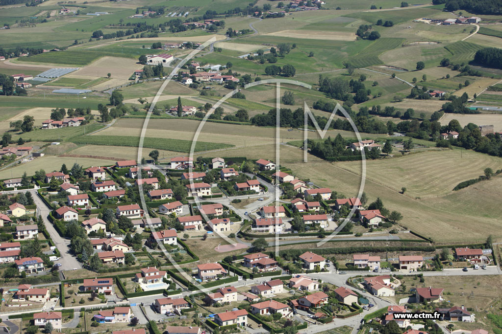 Photo arienne de Saint-Martin-en-Haut
