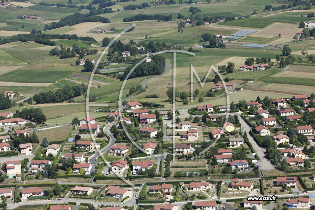 Photo arienne de Saint-Martin-en-Haut