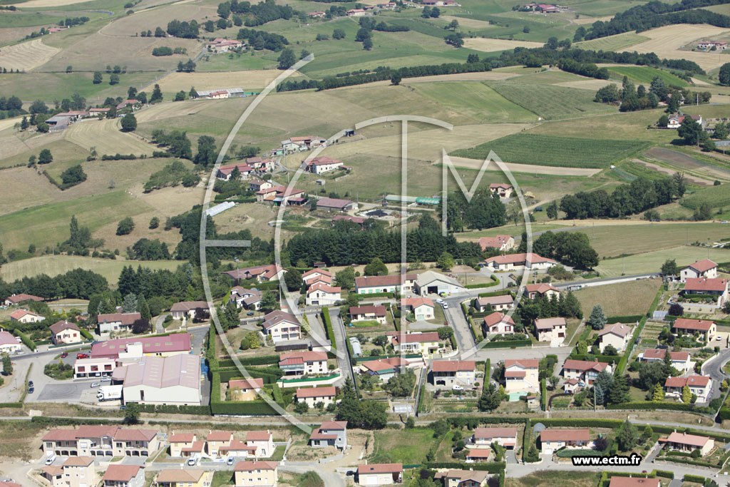 Photo arienne de Saint-Martin-en-Haut