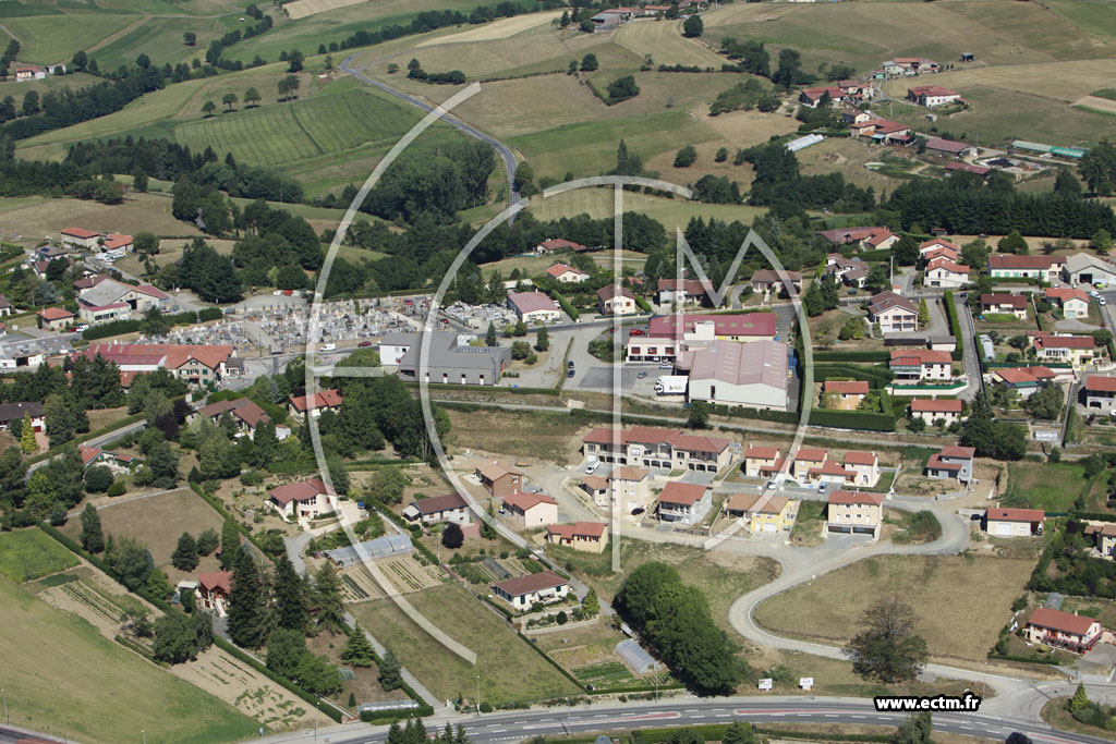 Photo arienne de Saint-Martin-en-Haut