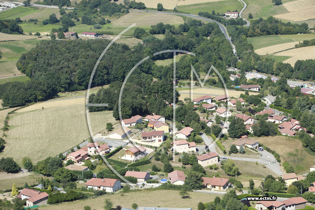 Photo arienne de Saint-Martin-en-Haut