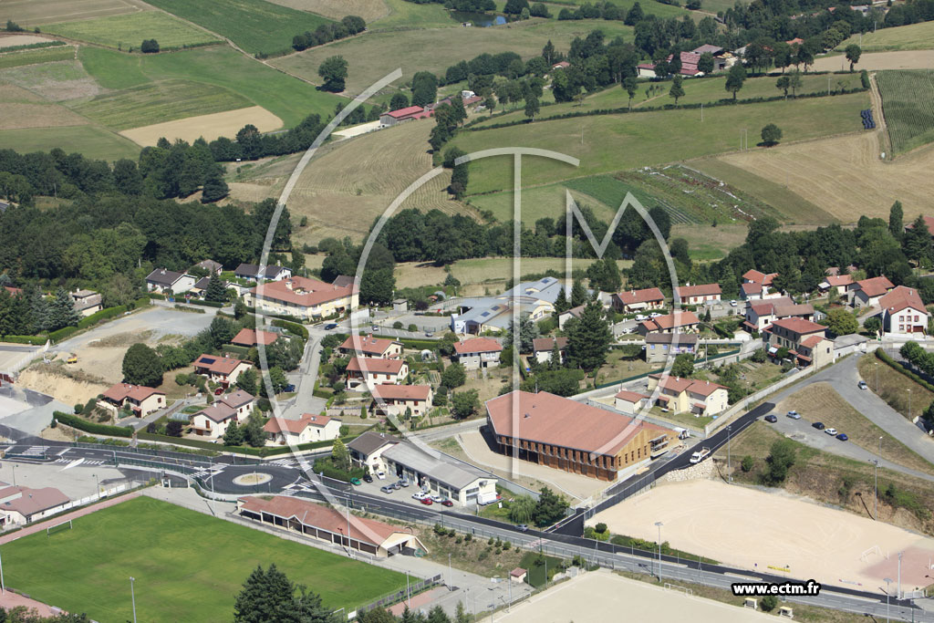 Photo arienne de Saint-Martin-en-Haut