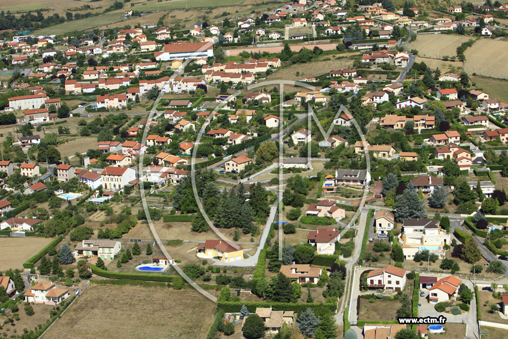 Photo arienne de Saint-Martin-la-Plaine