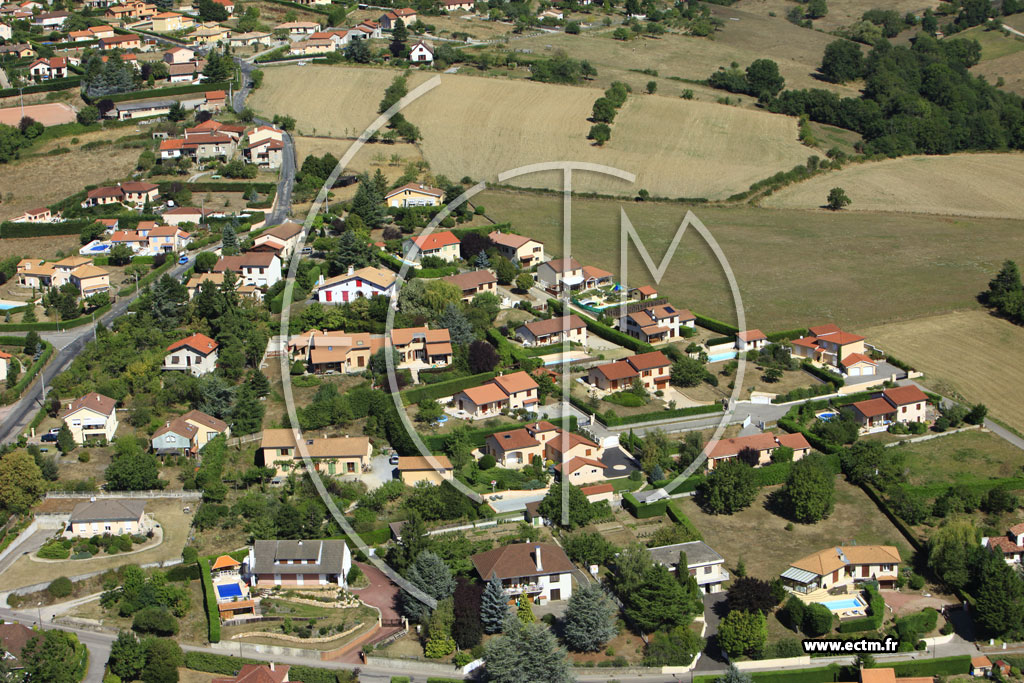 Photo arienne de Saint-Martin-la-Plaine