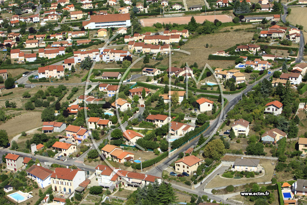 Photo arienne de Saint-Martin-la-Plaine
