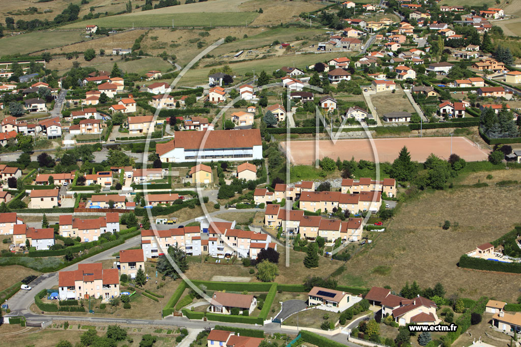 Photo arienne de Saint-Martin-la-Plaine