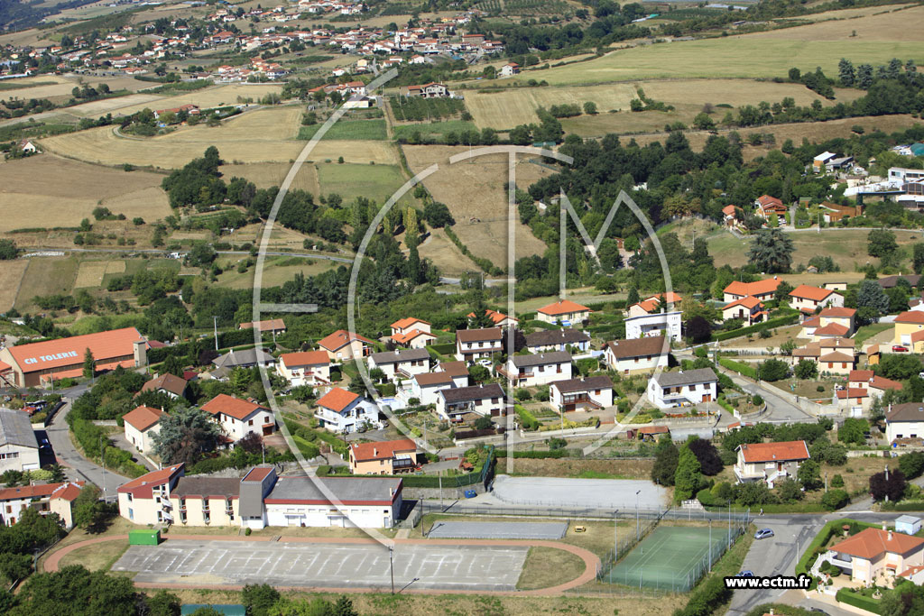 Photo arienne de Saint-Martin-la-Plaine