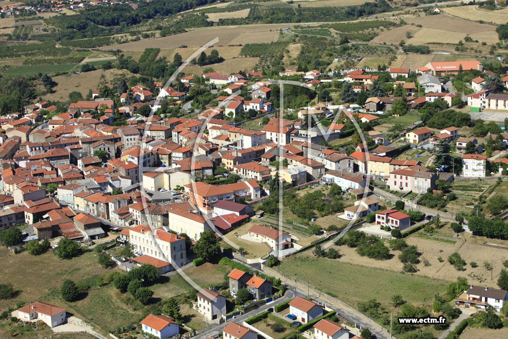 Photo arienne de Saint-Martin-la-Plaine