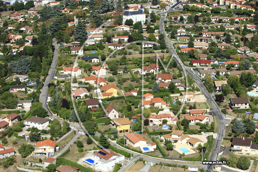 Photo arienne de Saint-Martin-la-Plaine