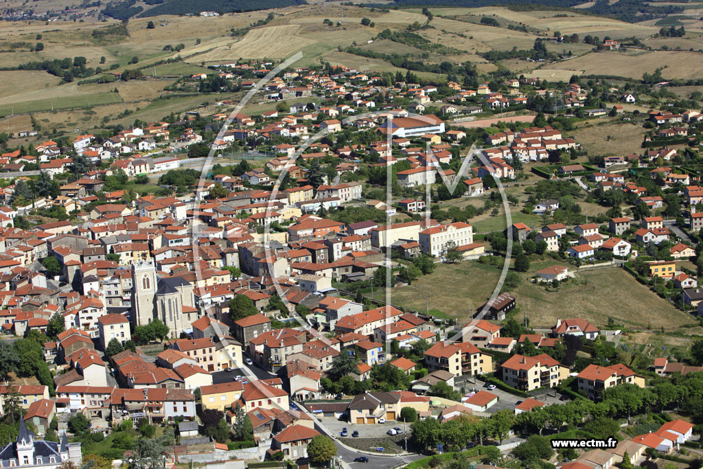 Photo arienne de Saint-Martin-la-Plaine