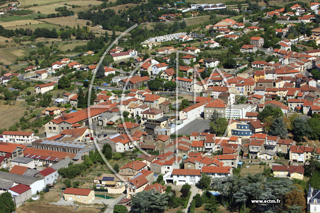 Photo arienne de Saint-Martin-la-Plaine