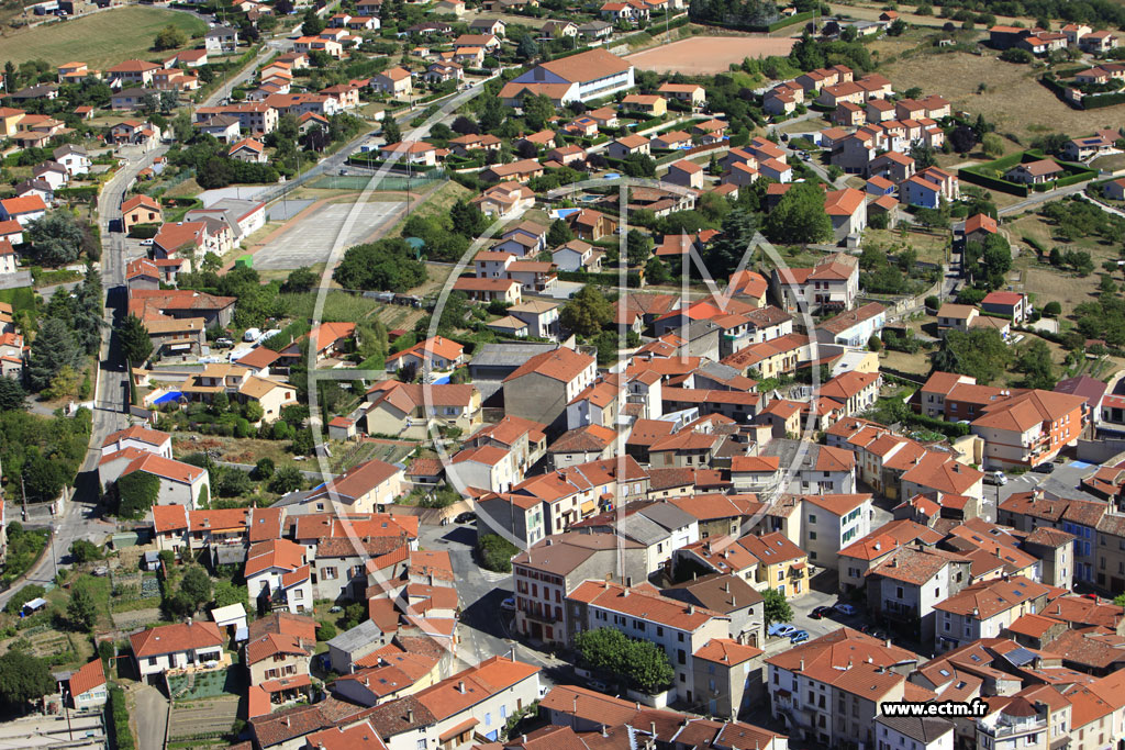 Photo arienne de Saint-Martin-la-Plaine