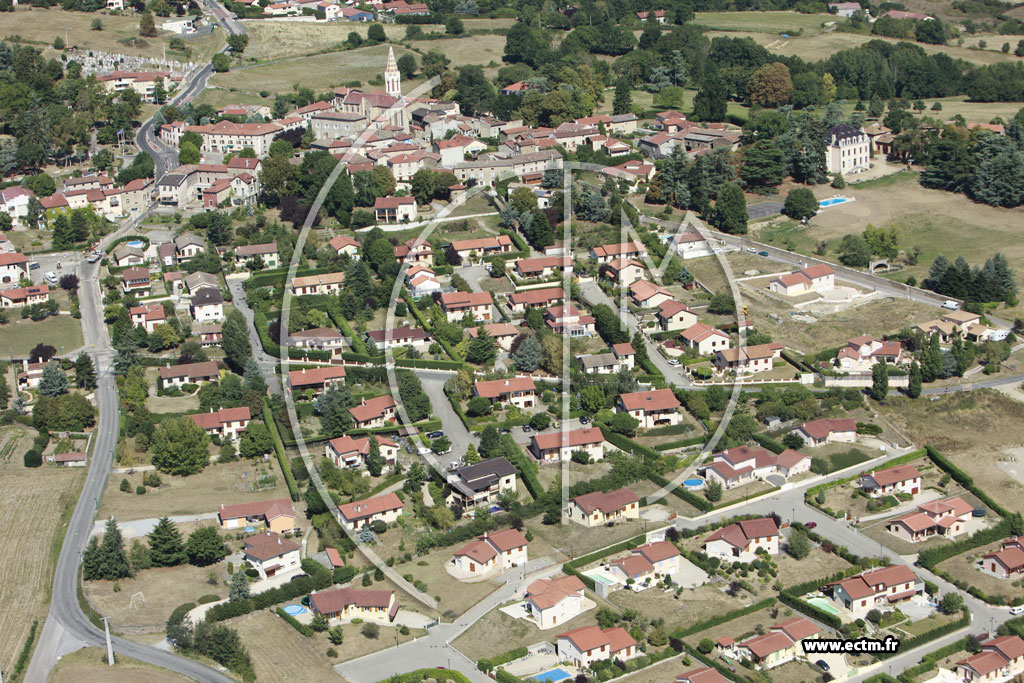 Photo arienne de Saint-Maurice-sur-Dargoire