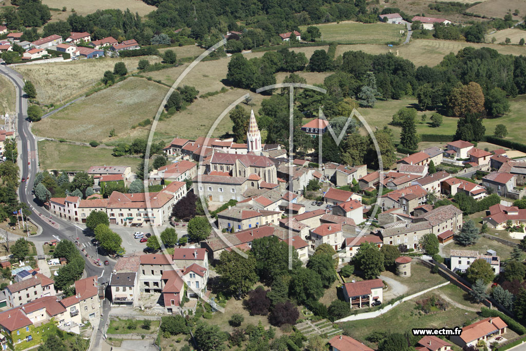 Photo arienne de Saint-Maurice-sur-Dargoire