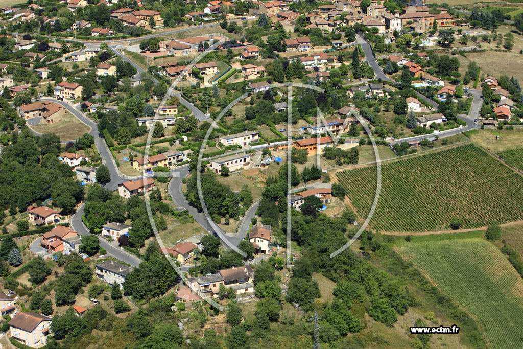 Photo arienne de Belmont-d'Azergues