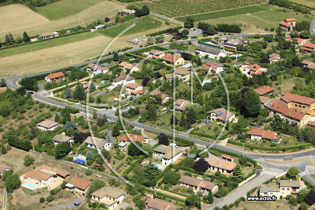 Photo arienne de Belmont-d'Azergues
